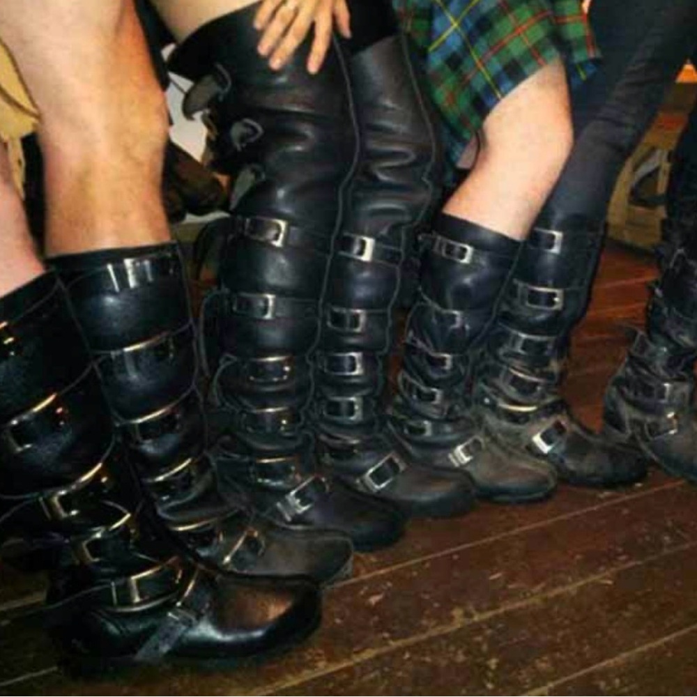 Sons of Sandler Low Buckle Leather Boots - Picture 2 of 8